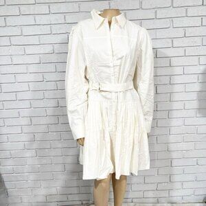 J.Crew Women’s Fit & Flare Shirtdress Lightweight Oxford Dress -  Size 18